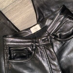 Wilfred Black Straight Leg Pants